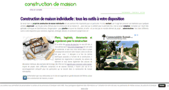 Desktop Screenshot of constructiondemaison.fr