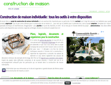 Tablet Screenshot of constructiondemaison.fr